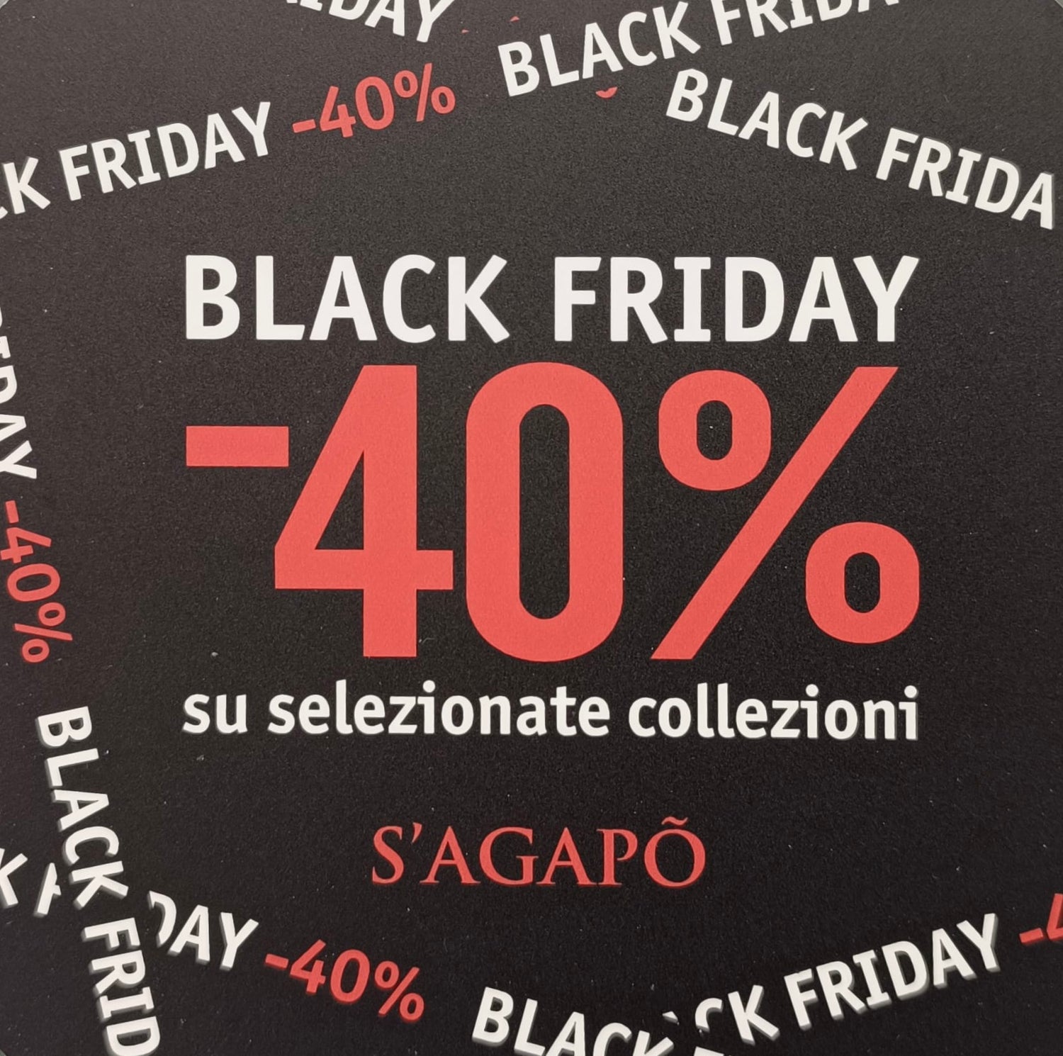 Black Friday S’Agapõ