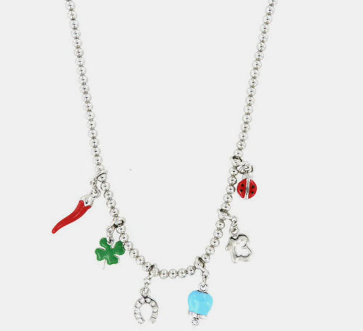 COLLANA CON PORTA FORTUNA AMO CAPRI