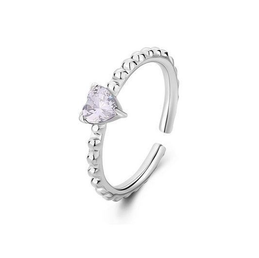 ANELLO DAZZLY S'AGAPÕ  ACCIAIO CON CUORI COLORATI