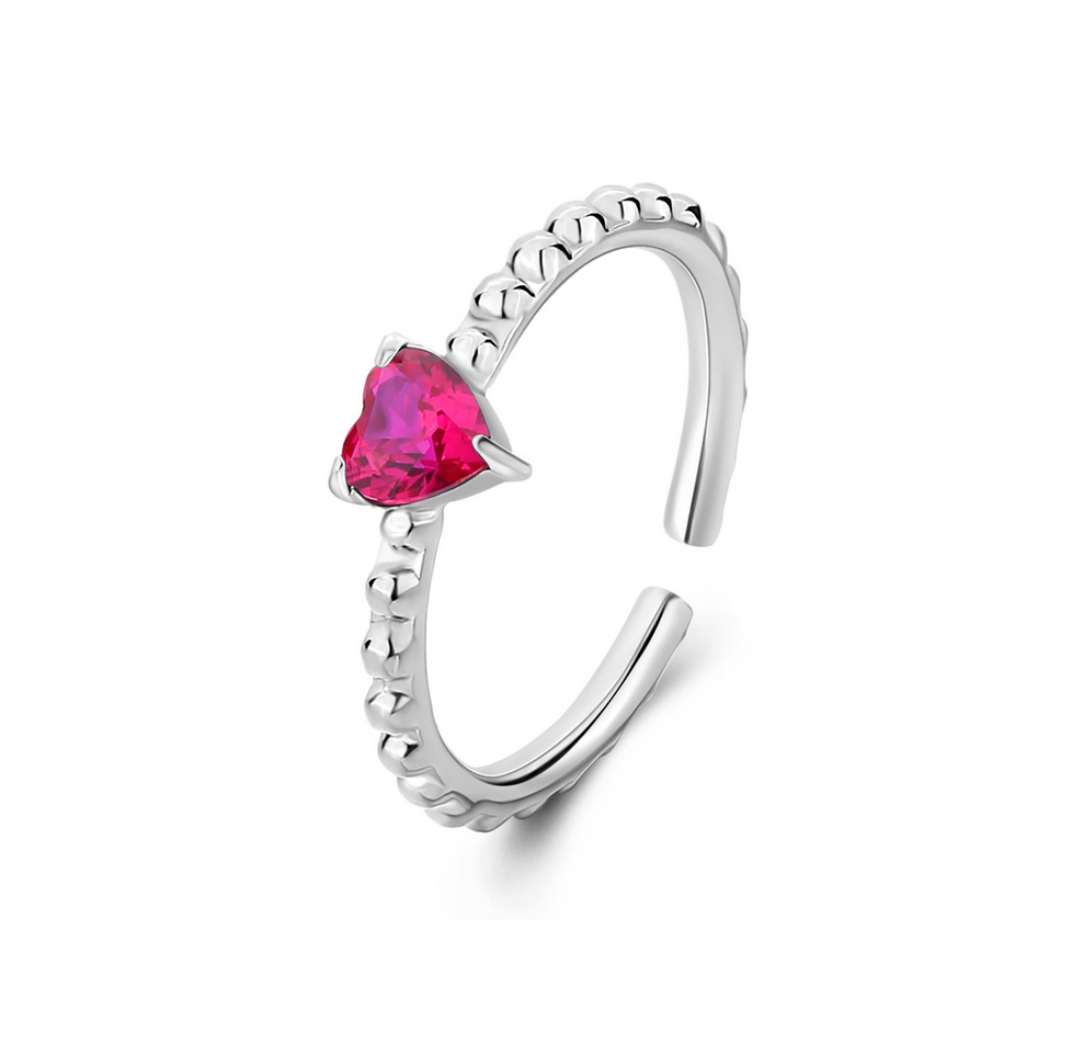 ANELLO DAZZLY S'AGAPÕ  ACCIAIO CON CUORI COLORATI