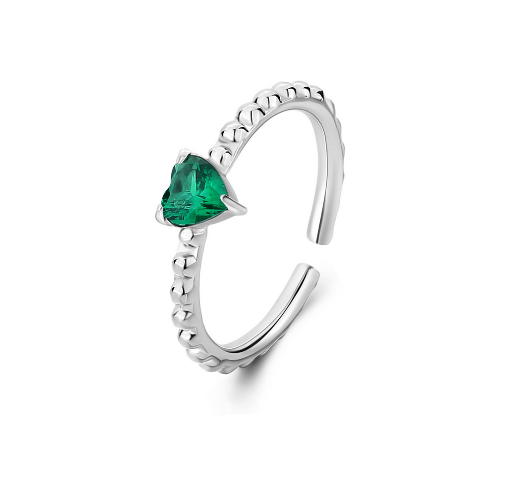 ANELLO DAZZLY S'AGAPÕ  ACCIAIO CON CUORI COLORATI