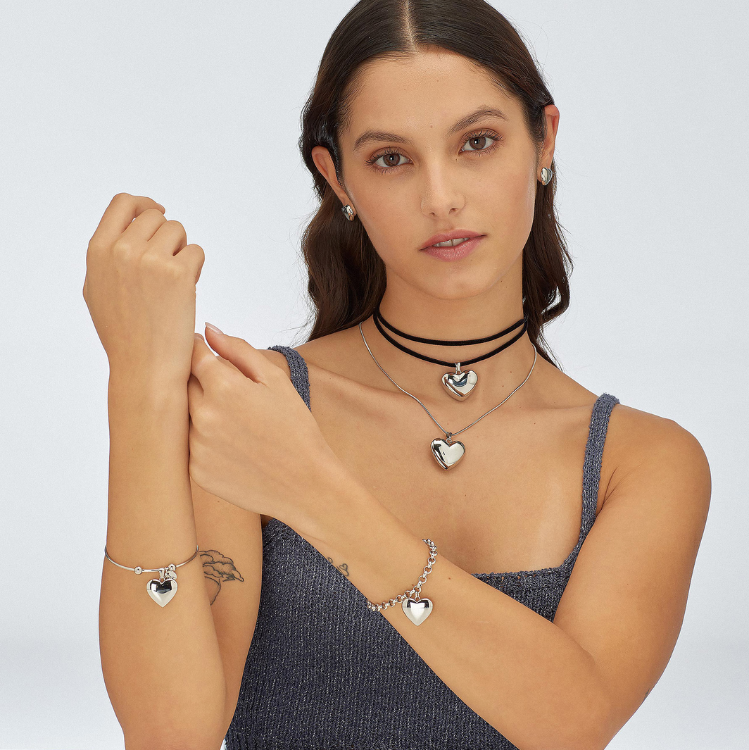 CHOKER ARGENTO E DORATO STELLAR S'AGAPÕ