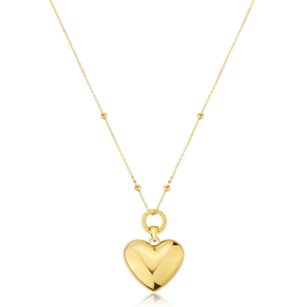 COLLANA STELLAR CON CUORE ARGENTO E ORO S'AGAPÕ