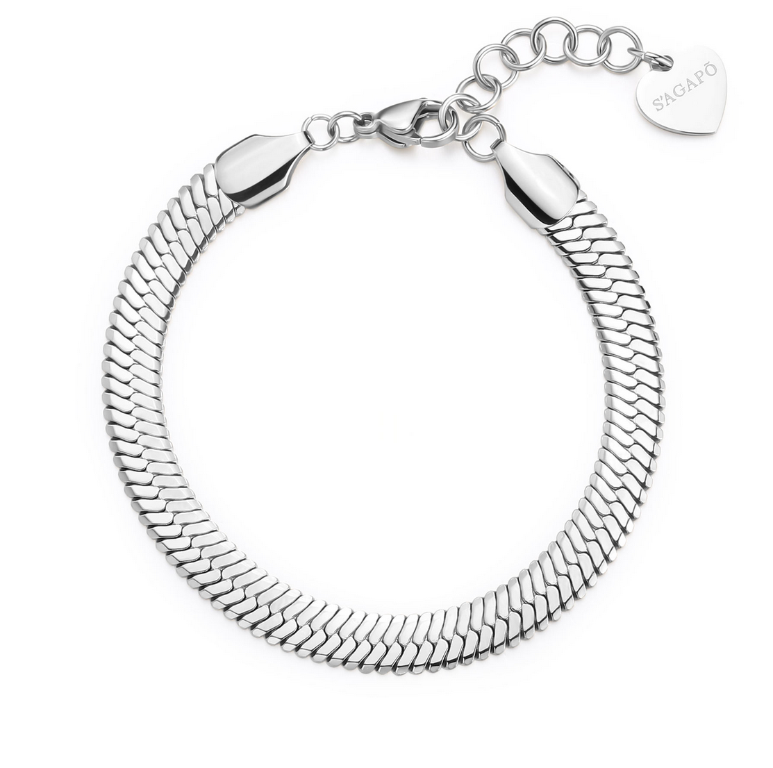 COLLANA E BRACCIALE SNAKE CHUNKY S'AGAPÕ