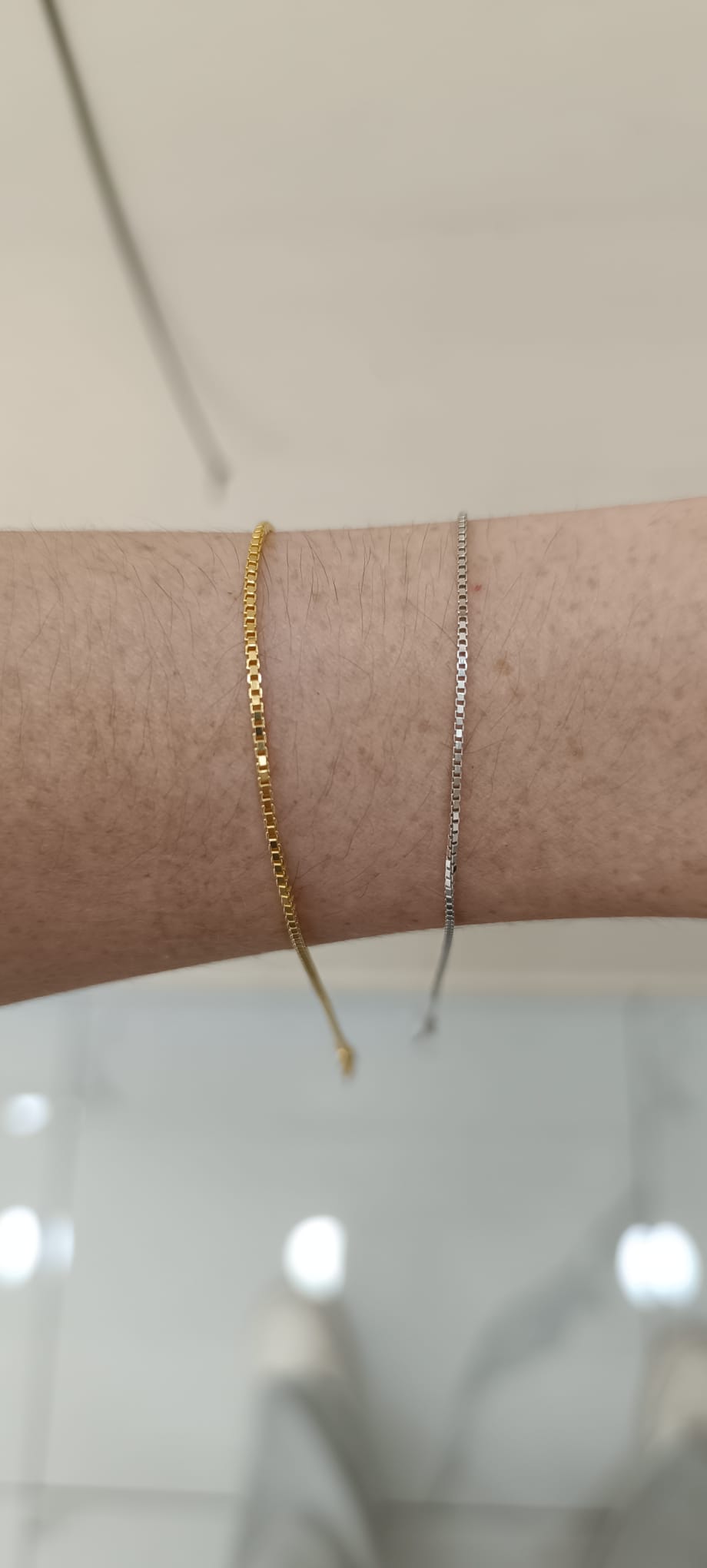 BRACCIALE CON VENEZIANA COMODO ARGENTO 925%