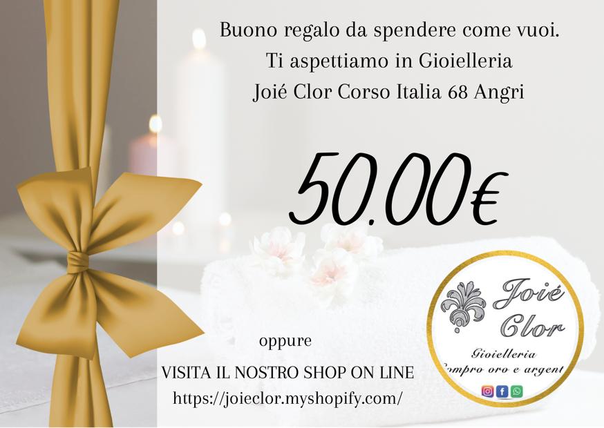 Buono Regalo Gioielleria Joie' Clor